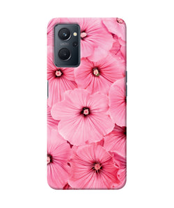 Pink flowers Realme 9i Back Cover