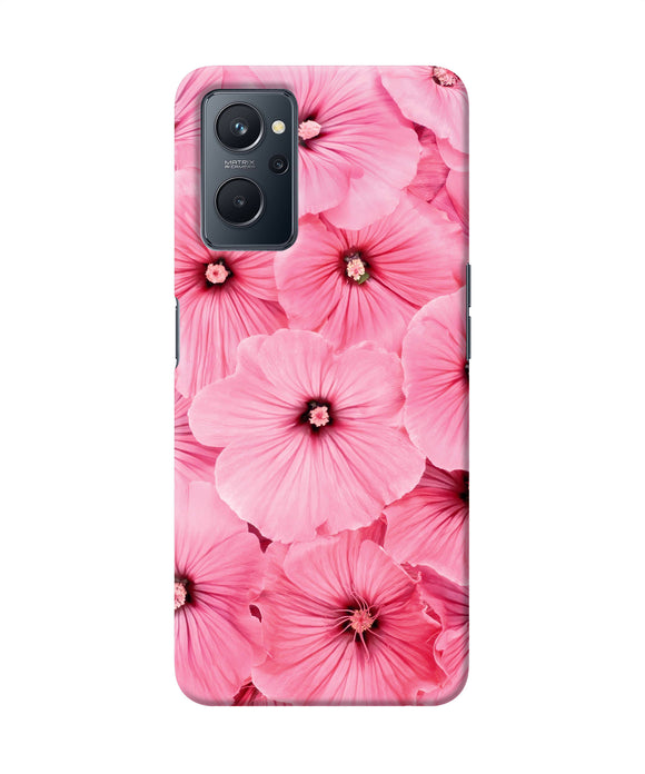 Pink flowers Realme 9i Back Cover