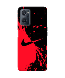 Nike red black poster Realme 9i Back Cover