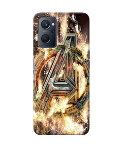 Avengers burning logo Realme 9i Back Cover