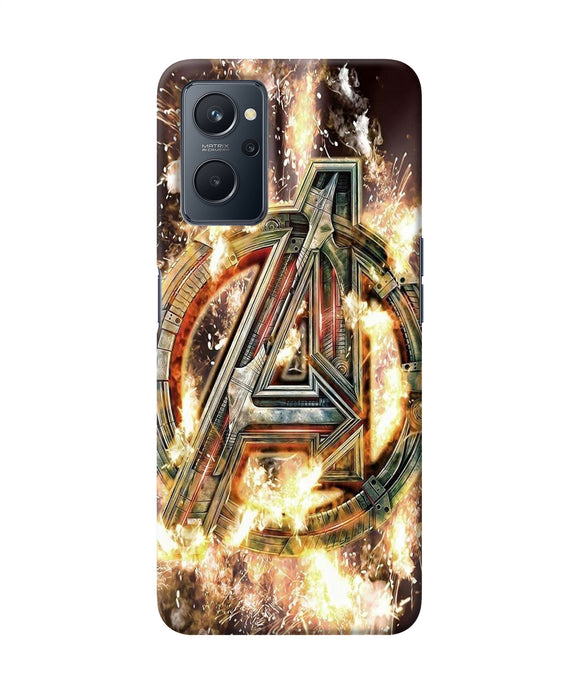 Avengers burning logo Realme 9i Back Cover