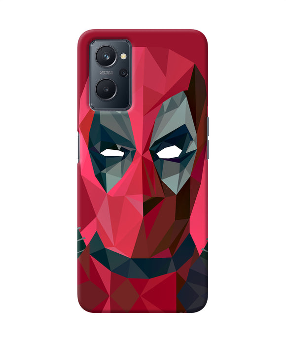 Abstract deadpool full mask Realme 9i Back Cover