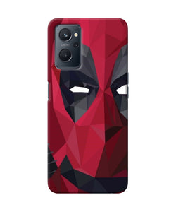 Abstract deadpool half mask Realme 9i Back Cover