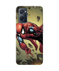 Spiderman on sky Realme 9i Back Cover