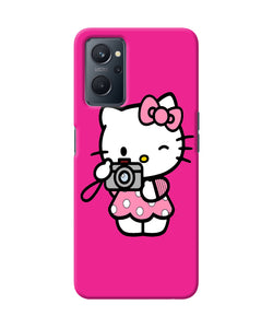 Hello kitty cam pink Realme 9i Back Cover