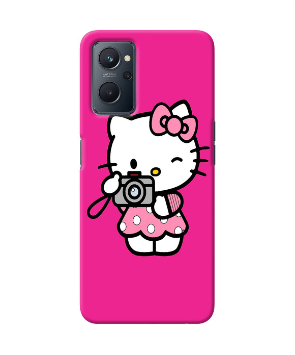 Hello kitty cam pink Realme 9i Back Cover