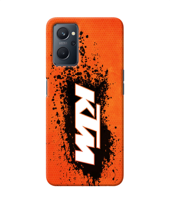 KTM black spray Realme 9i Back Cover