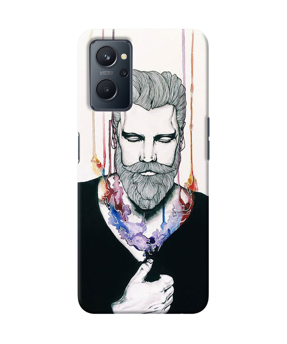 Beard man character Realme 9i Back Cover