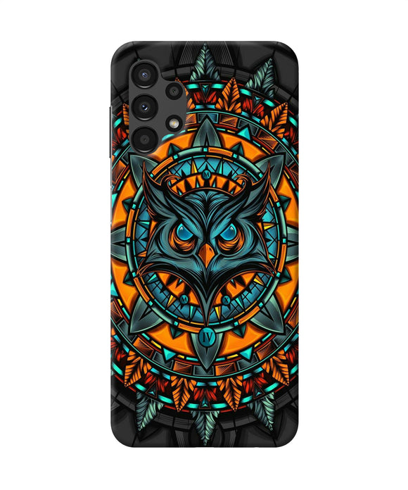 Angry Owl Art Samsung A13 4G Back Cover