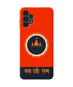 Jay Shree Ram Quote Samsung A13 4G Back Cover