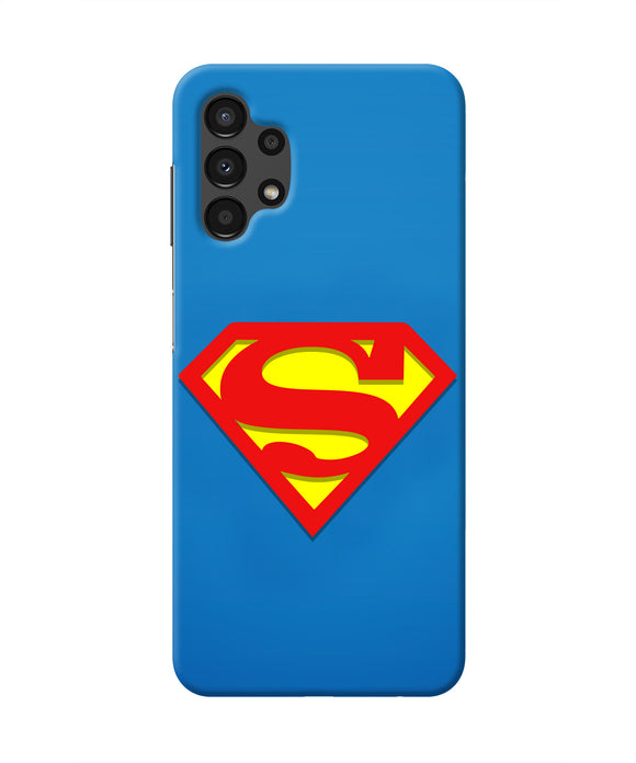 Superman Blue Samsung A13 4G Real 4D Back Cover