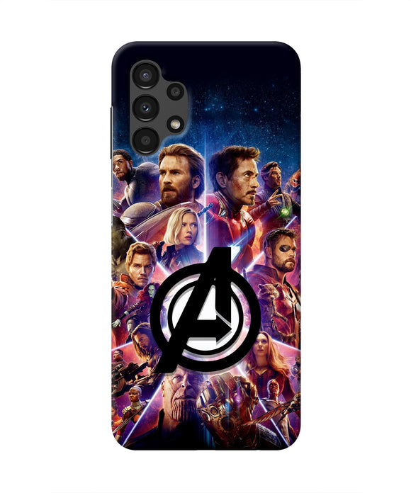Avengers Superheroes Samsung A13 4G Real 4D Back Cover