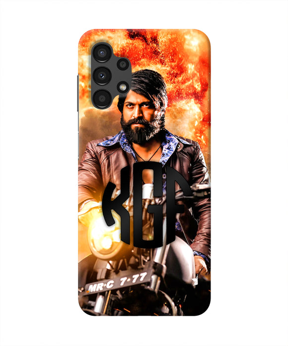 Rocky Bhai on Bike Samsung A13 4G Real 4D Back Cover
