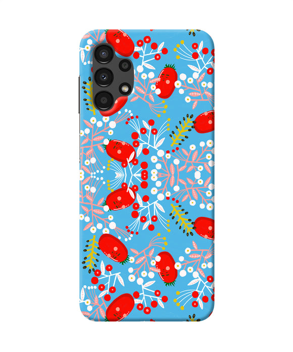 Small red animation pattern Samsung A13 4G Back Cover