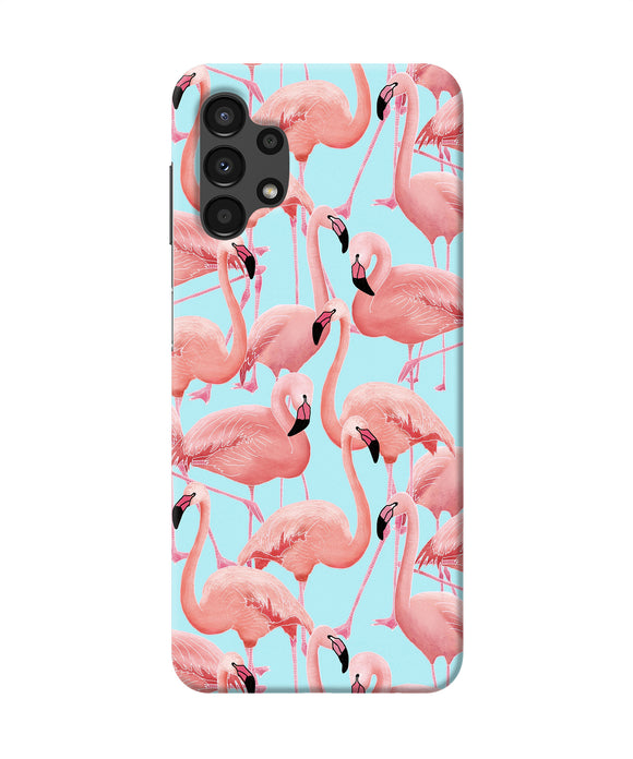 Abstract sheer bird print Samsung A13 4G Back Cover