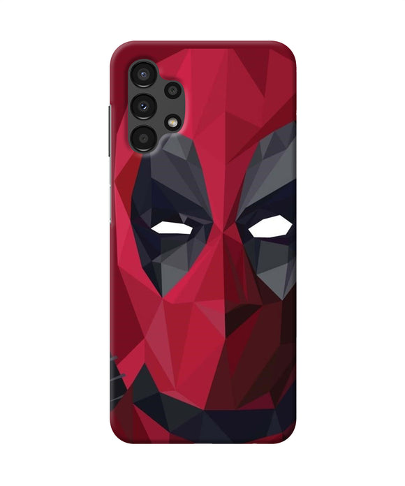 Abstract deadpool mask Samsung A13 4G Back Cover