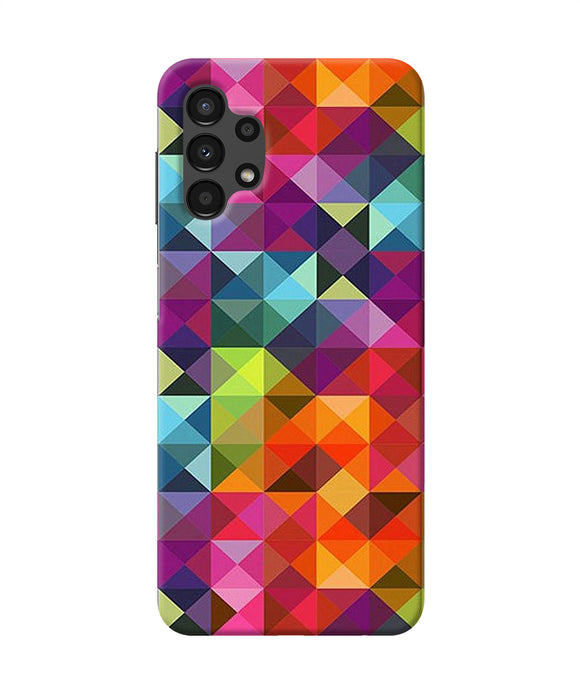 Abstract triangle pattern Samsung A13 4G Back Cover