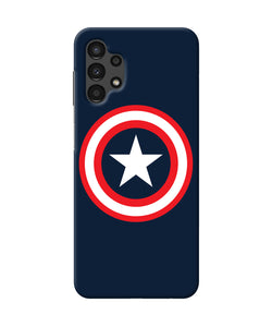 Captain america logo Samsung A13 4G Back Cover