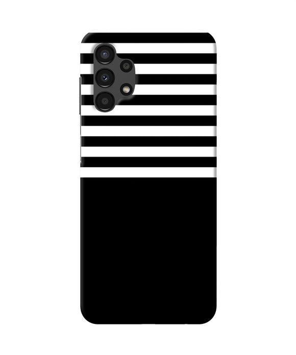 Black and white print Samsung A13 4G Back Cover