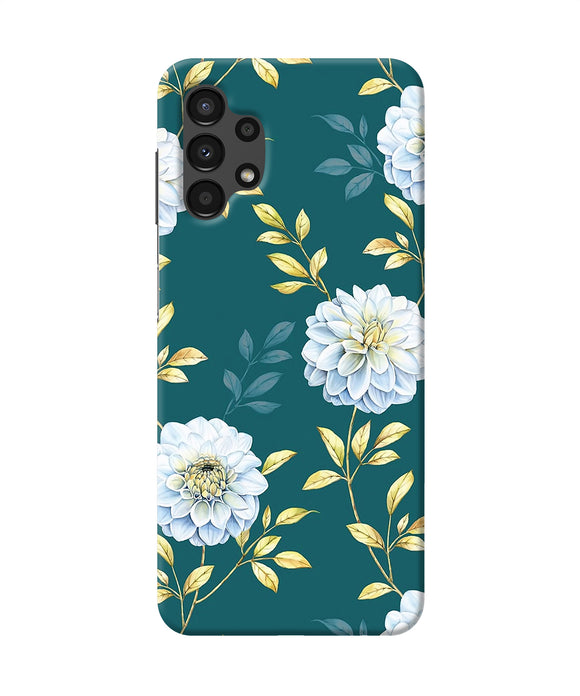 Flower canvas Samsung A13 4G Back Cover