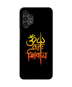 Om namah shivay text Samsung A13 4G Back Cover