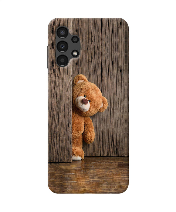 Teddy wooden Samsung A13 4G Back Cover