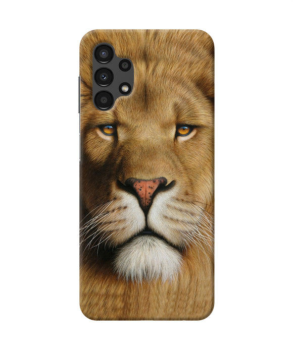 Nature lion poster Samsung A13 4G Back Cover