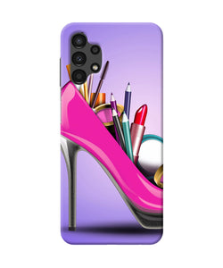 Makeup heel shoe Samsung A13 4G Back Cover