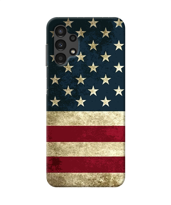 Vintage US flag Samsung A13 4G Back Cover