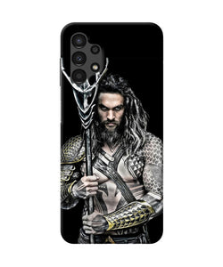 Aquaman trident black Samsung A13 4G Back Cover