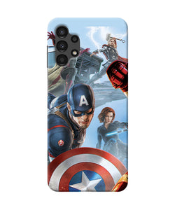 Avengers on the sky Samsung A13 4G Back Cover