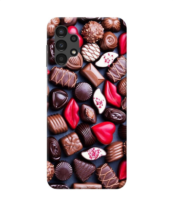 Valentine special chocolates Samsung A13 4G Back Cover