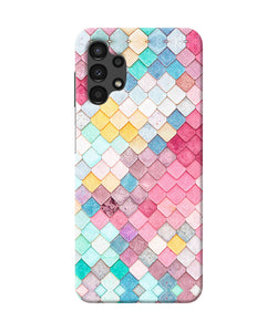 Colorful fish skin Samsung A13 4G Back Cover