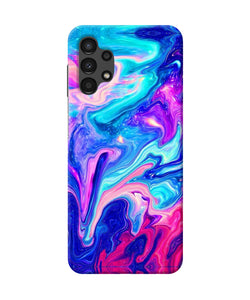 Abstract colorful water Samsung A13 4G Back Cover