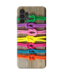 Colorful shoelace Samsung A13 4G Back Cover