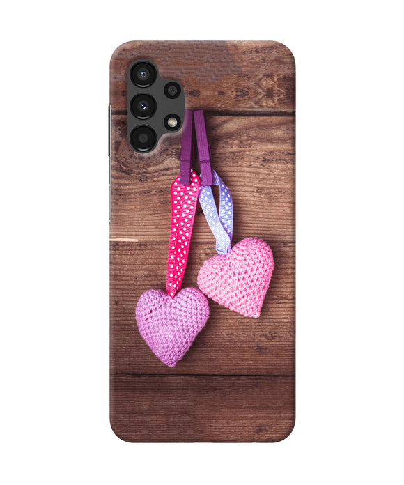 Two gift hearts Samsung A13 4G Back Cover