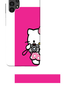 Hello kitty cam pink Samsung A13 4G Back Cover