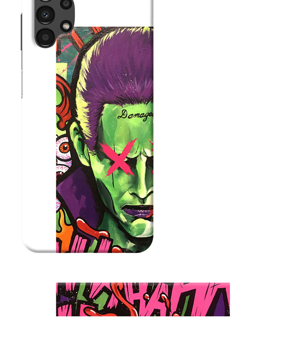 Damaged joker anim Samsung A13 4G Back Cover