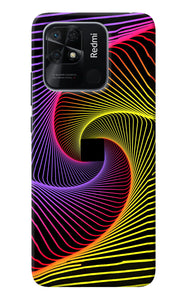 Colorful Strings Redmi 10/10 Power Back Cover