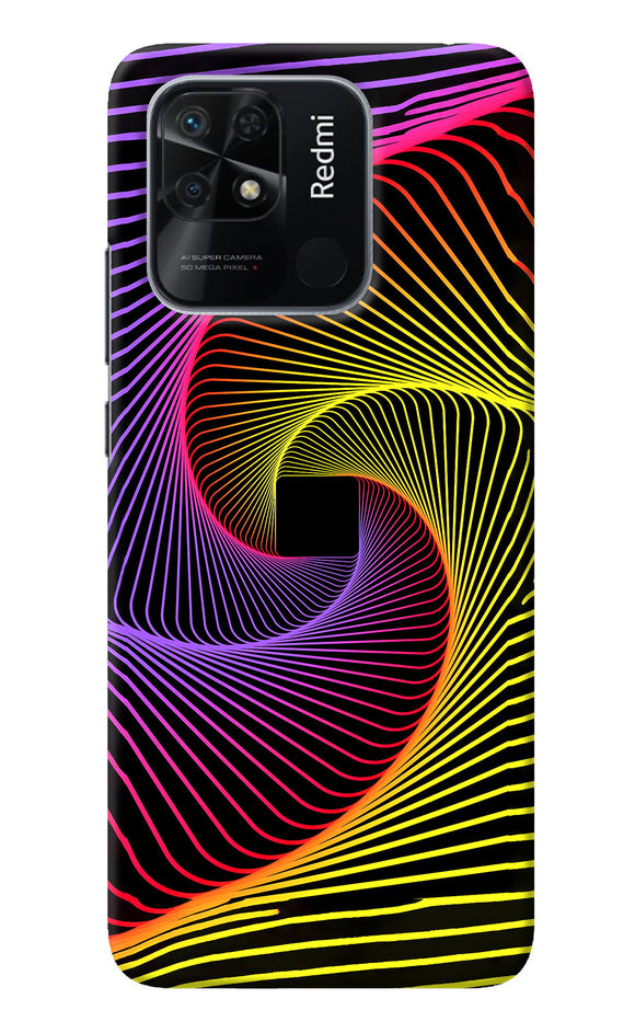 Colorful Strings Redmi 10/10 Power Back Cover