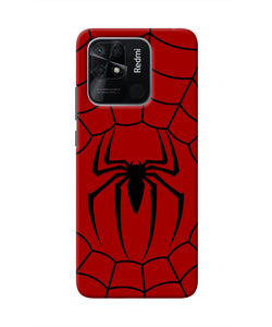 Spiderman Web Redmi 10/10 Power Real 4D Back Cover