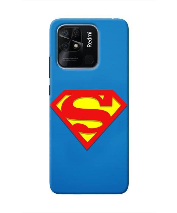 Superman Blue Redmi 10/10 Power Real 4D Back Cover