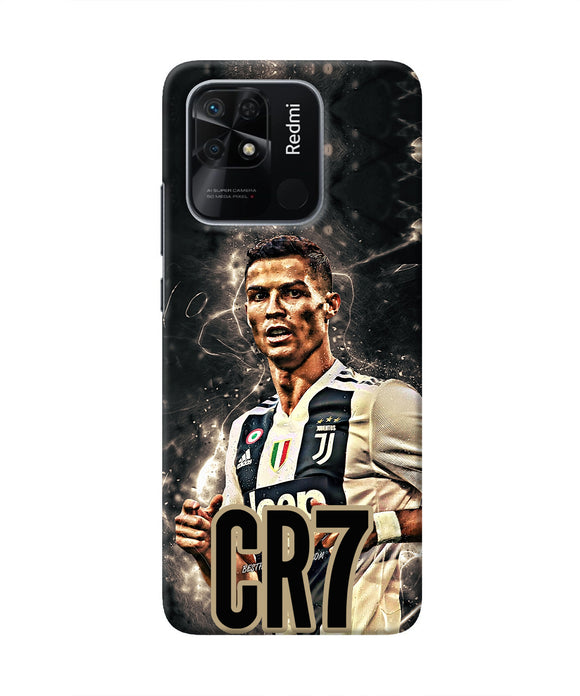 CR7 Dark Redmi 10/10 Power Real 4D Back Cover