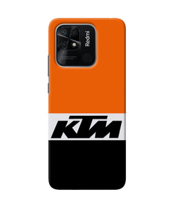 KTM Colorblock Redmi 10/10 Power Real 4D Back Cover