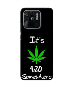 Weed Quote Redmi 10/10 Power Real 4D Back Cover