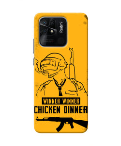 PUBG Chicken Dinner Redmi 10/10 Power Real 4D Back Cover