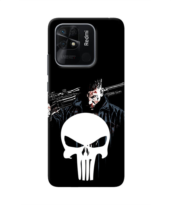 Punisher Character Redmi 10/10 Power Real 4D Back Cover