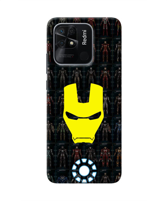 Iron Man Suit Redmi 10/10 Power Real 4D Back Cover