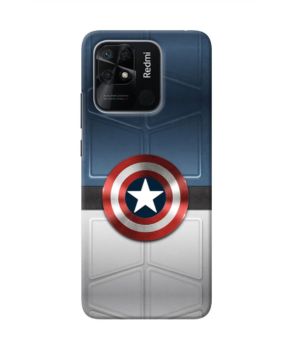 Captain America Suit Redmi 10/10 Power Real 4D Back Cover