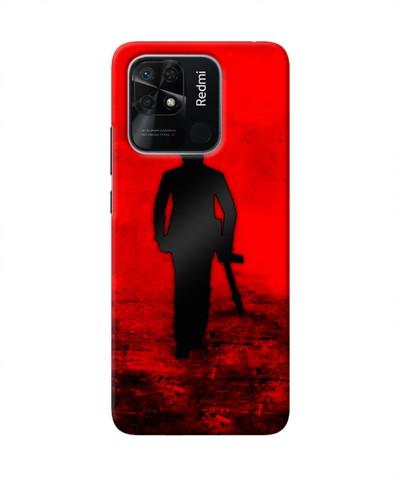 Rocky Bhai with Gun Redmi 10/10 Power Real 4D Back Cover